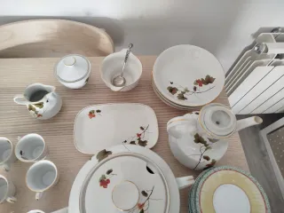 Vajilla de porcelana antigua marca Porzellan