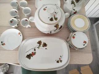 Vajilla de porcelana antigua marca Porzellan