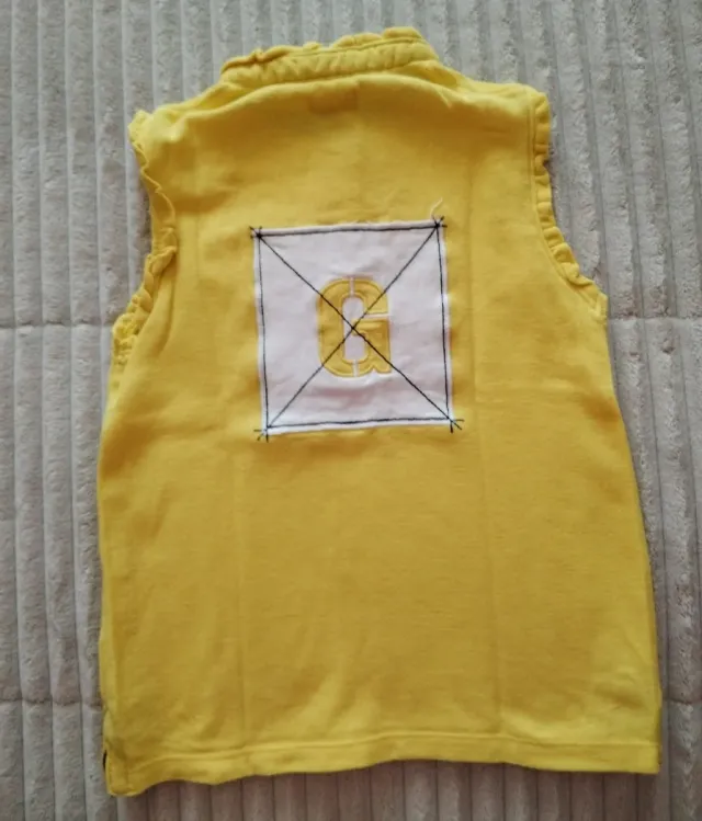 Polo niña Gocco amarillo talla 4-5