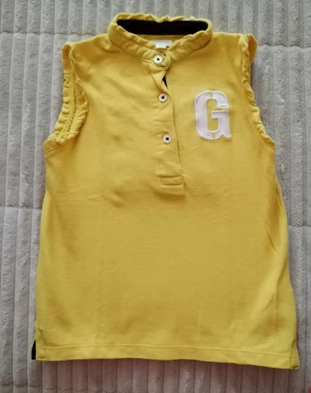 Polo niña Gocco amarillo talla 4-5