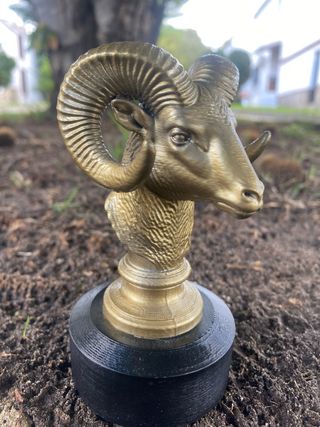 Escultura Trofeo Cabeza de Carnero