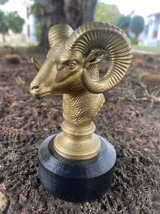 Escultura Trofeo Cabeza de Carnero