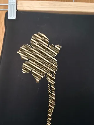 Falda Zara tubo punto elástica S