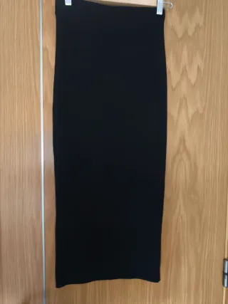 Falda Zara tubo punto elástica S