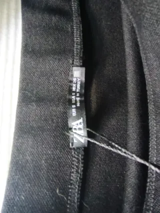 Falda Zara tubo punto elástica S