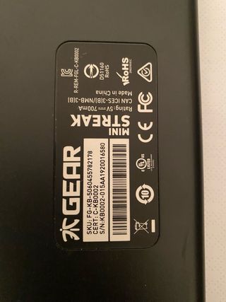 Teclado Gaming Fnatic Negro