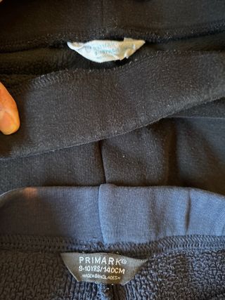 Lote 5 leggings niña invierno 9-10 años