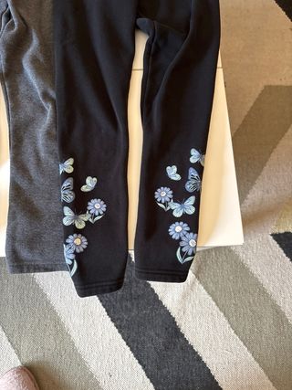 Lote 5 leggings niña invierno 9-10 años