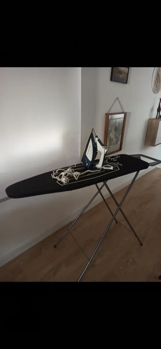 Tabla planchar y plancha Rowenta