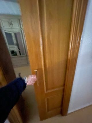 Puerta corredera roble maciza