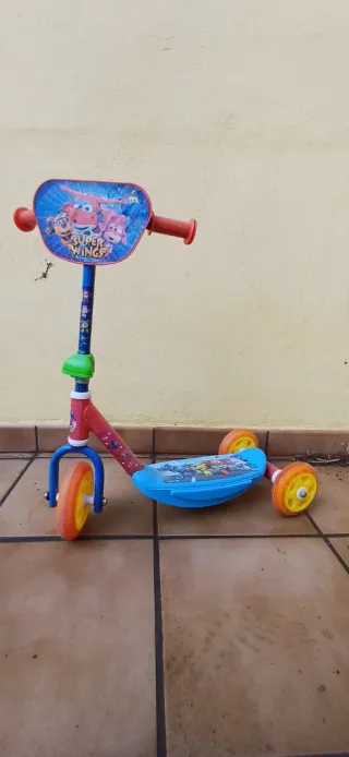 Patinete 3 Ruedas Super Wings