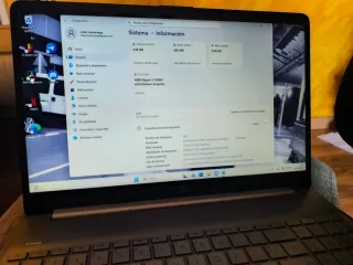 Ordenador portátil HP Plata y Negro