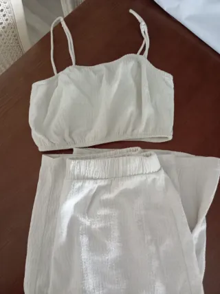 Conjunto blanco mujer