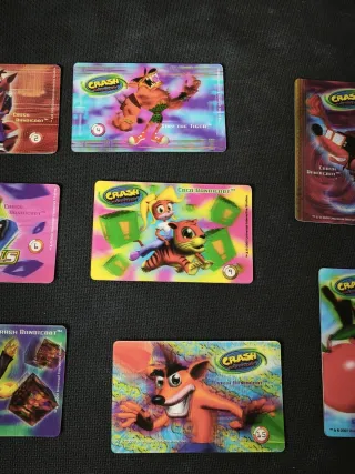 Carte Crash Bandicoot Lenticolari 2000