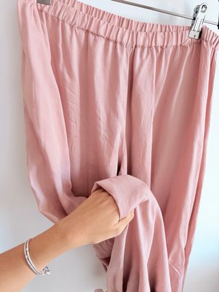 Pantalón bombacho Zara rosa
