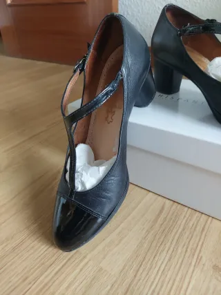 Zapatos de tacón negros mujer