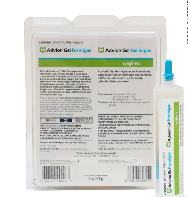 Advion Gel Hormigas Insecticida 1x30g