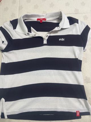 Camiseta Polo Rayas EDC Talla L