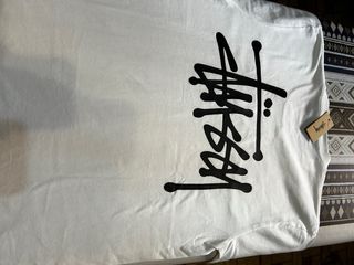 Camiseta Stussy Talla M Blanca