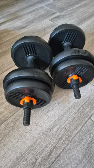 Kit Mancuernas + Barras + Kettlebell