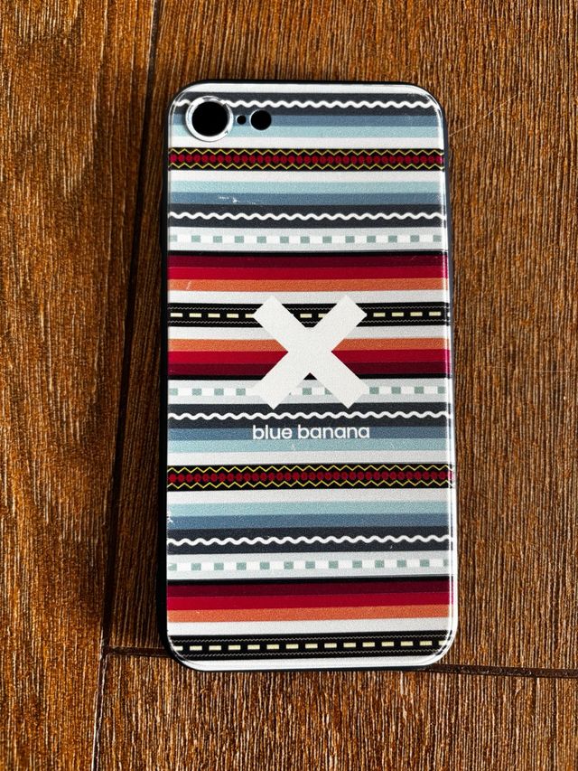 Funda iPhone 8 Blue Banana Diseño Étnico