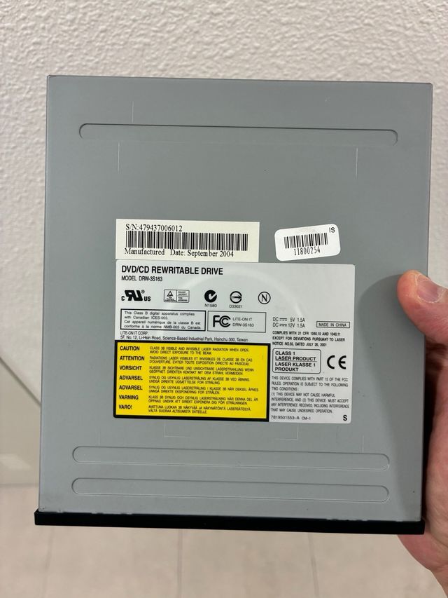 Grabadora DVD Lite-On DRW-3S163 IDE