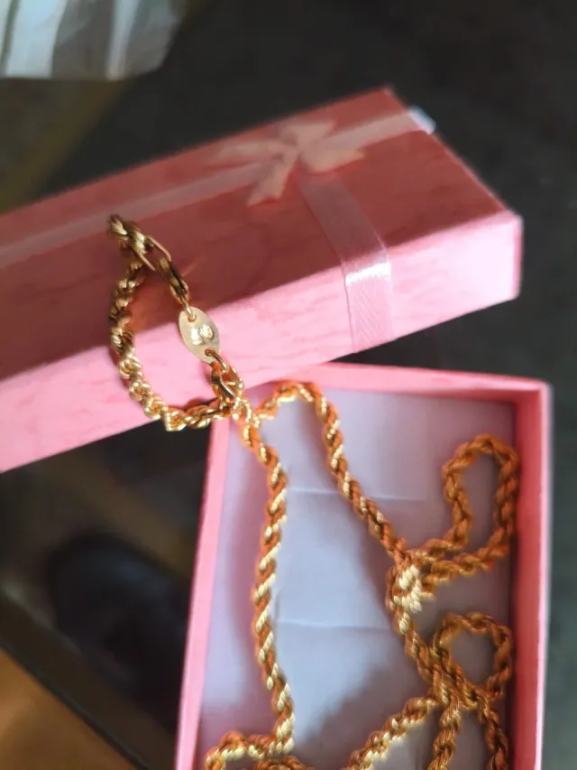 Cordón oro 18k nuevo