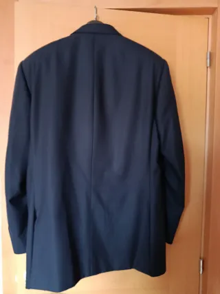 Traje Lana Fría Italiano Negro