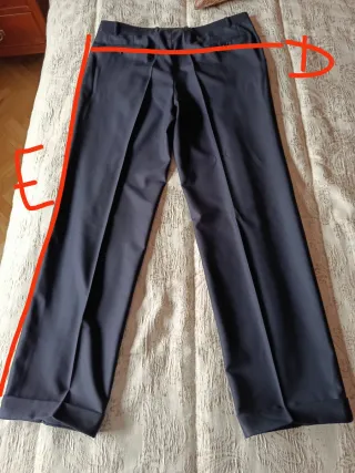 Traje Lana Fría Italiano Negro