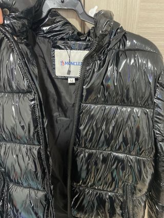 Chaqueta Moncler Negra Brillante