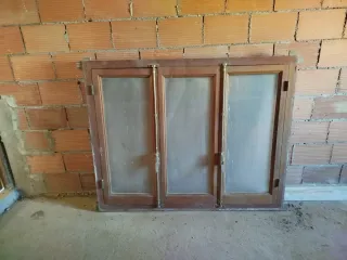 Ventanas de madera para casa 1,50 anchox 1,20 alto
