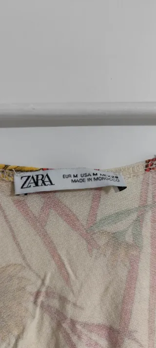 Mono Zara tirantes estampado flores M