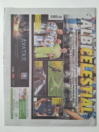 Periódico Marca Mundial Messi