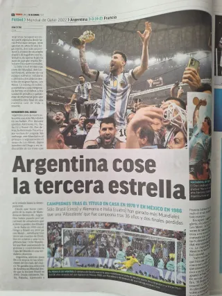 Periódico Marca Mundial Messi