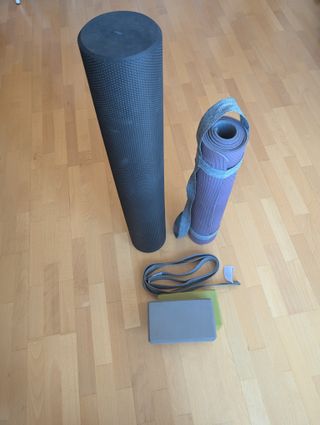 Esterilla yoga y bloques