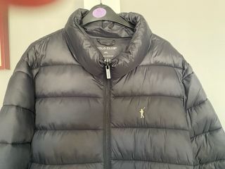 Abrigo Plumas Polo Club Negro Talla XXL