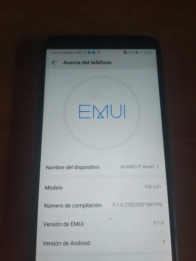 Teléfono Huawei P Smart 32GB Negro 3GB RAM