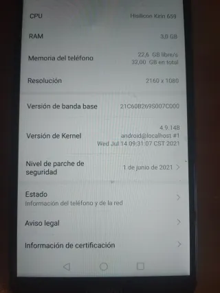 Telefono Huawei P Smart 32GB Nero 3GB RAM