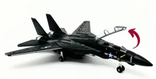 Avión F14 Tomcat Negro