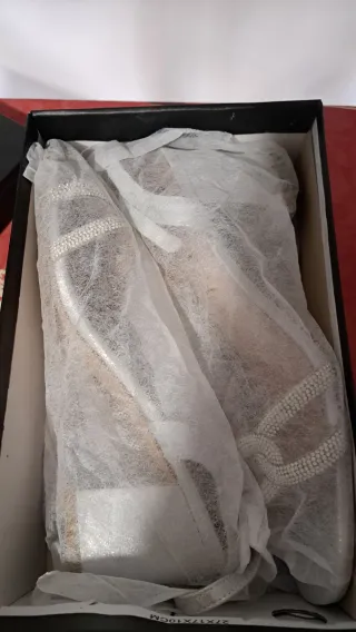 Sandalias fiesta AZAREY plateadas talla 41