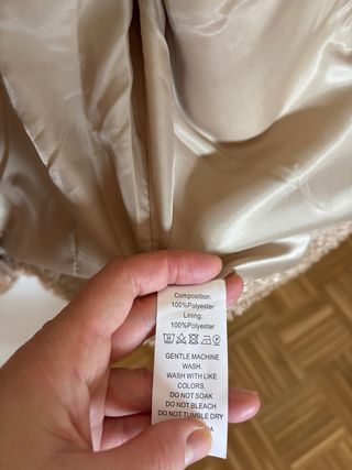 Chaqueta beige tweed