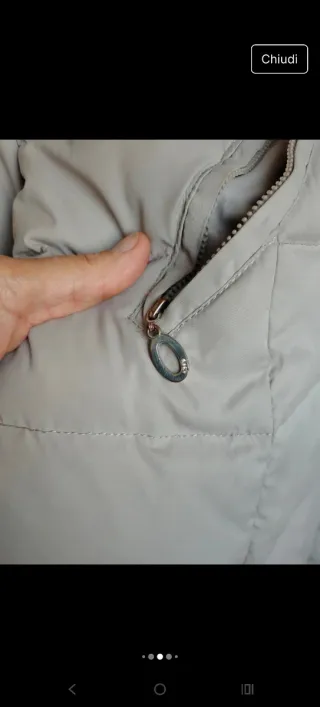 Piumino Oltre ghiaccio taglia XL