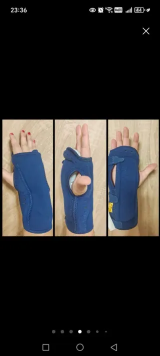 Soporte ferula muñeca nocturno para túnel carpiano