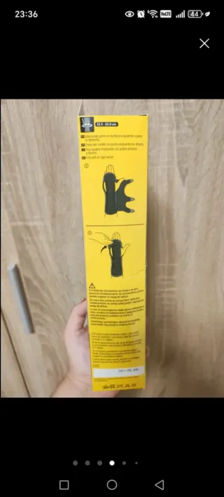 Soporte ferula muñeca nocturno para túnel carpiano