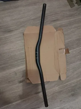 Manillar Bici doble altura 60cm Negro