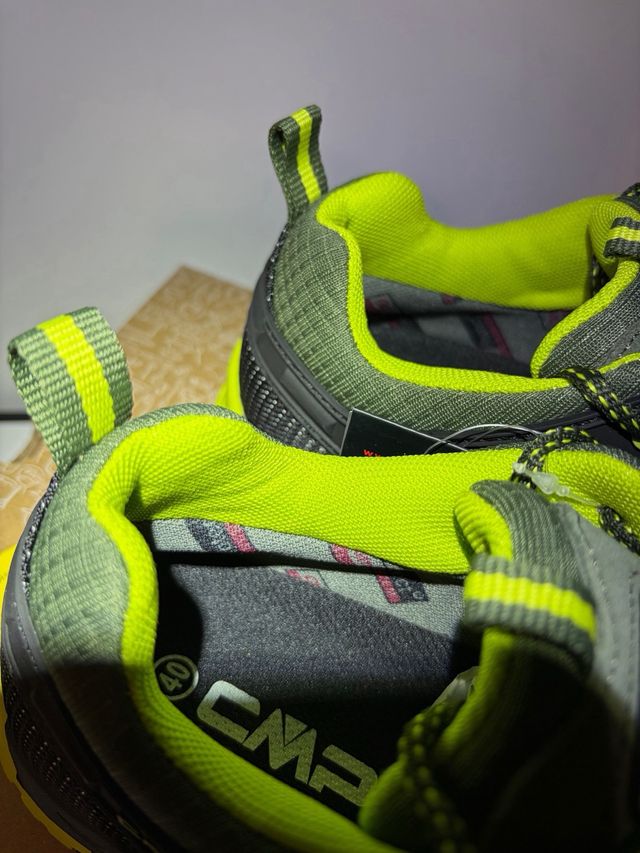 Scarpe CMP trekking verde e giallo