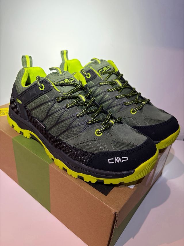 Scarpe CMP trekking verde e giallo