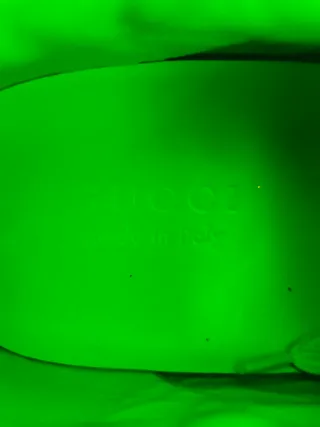 Deportivas Gucci piel Hombre verde neon