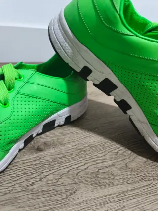 Deportivas Gucci piel Hombre verde neon