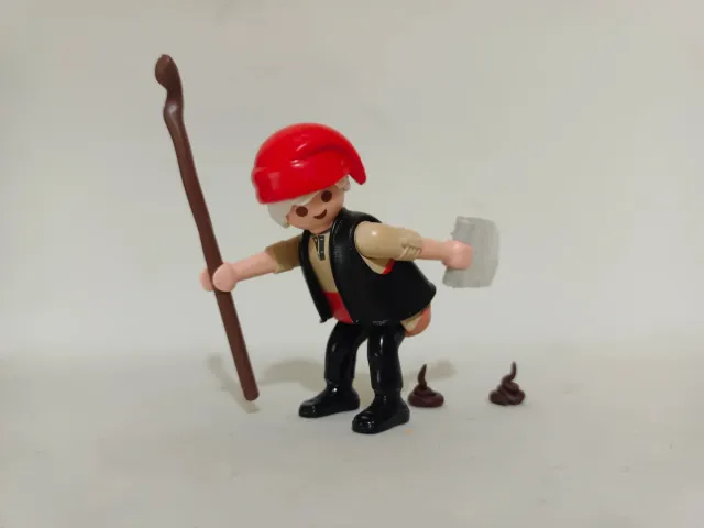 Caganer Playmobil Belén